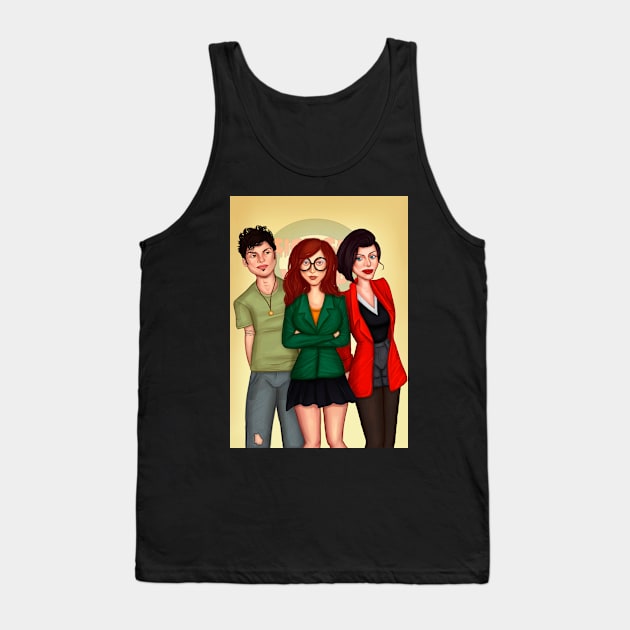 Daria, Jane and Trent Tank Top by TeeAgromenaguer